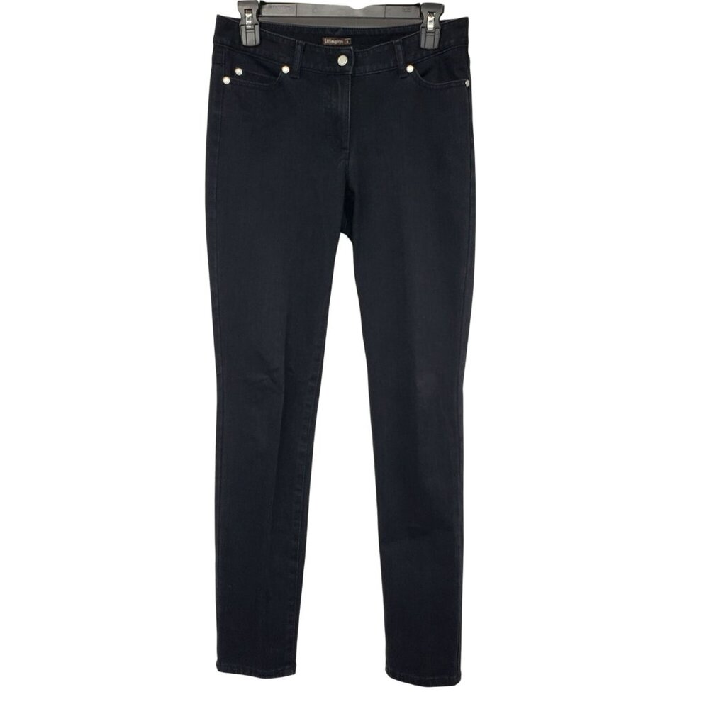 J. McLaughlin Black Jeans Womens 4 Skinny Slim Leg